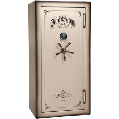 Classic Plus Series | Level 7 Security | 110 Minute Fire Protection | 40 | DIMENSIONS: 66.5"(H) X 36"(W) X 32"(D) | Burgundy 2 Tone | Mechanical Lock