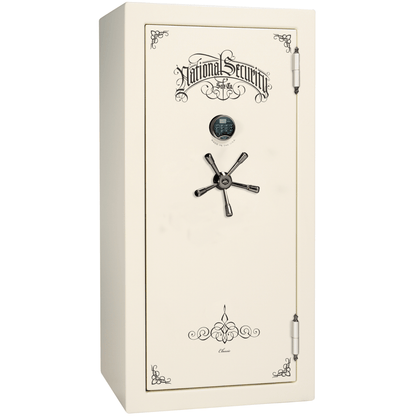 Classic Plus Series | Level 7 Security | 110 Minute Fire Protection | 25 | DIMENSIONS: 60.5"(H) X 30"(W) X 28.5"(D) | Burgundy 2 Tone | Mechanical Lock