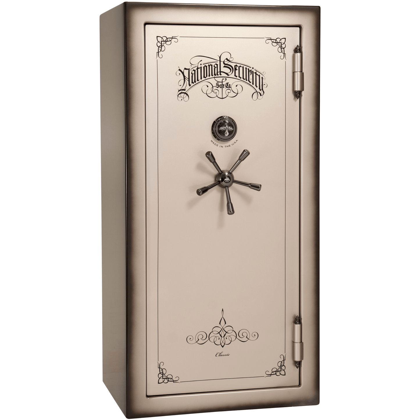 Classic Plus Series | Level 7 Security | 110 Minute Fire Protection | 40 | DIMENSIONS: 66.5"(H) X 36"(W) X 32"(D) | Black Gloss | Mechanical Lock